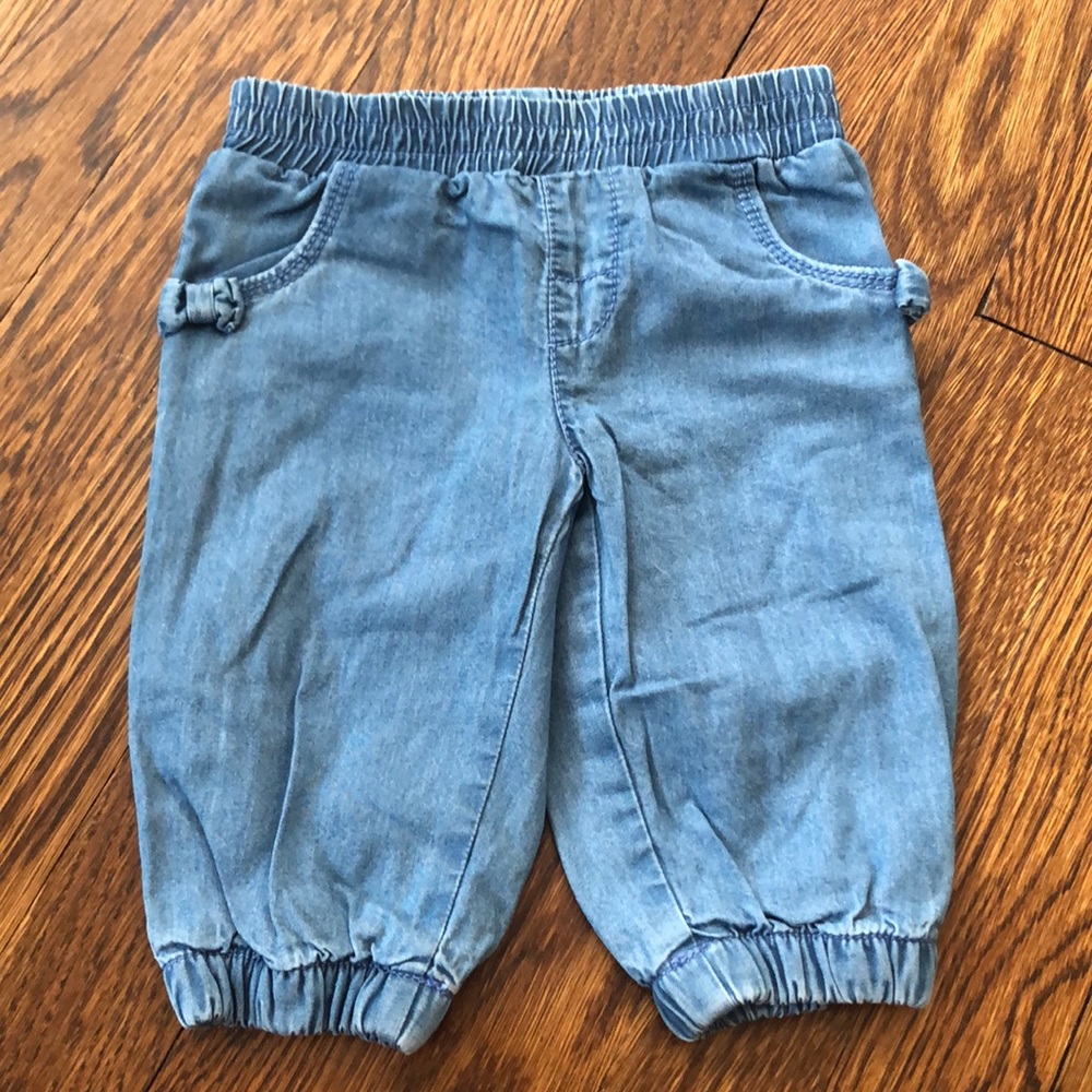 Nordstrom Baby Light Blue Elastic Waist Pants